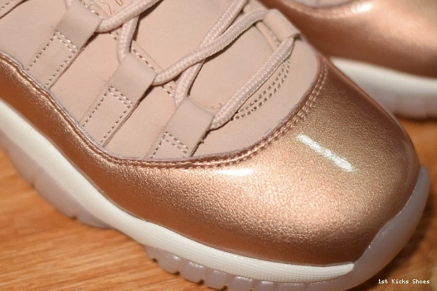 1st Kicks Low Air AH7860-105 Gold Rose Jordan GS 11 0813